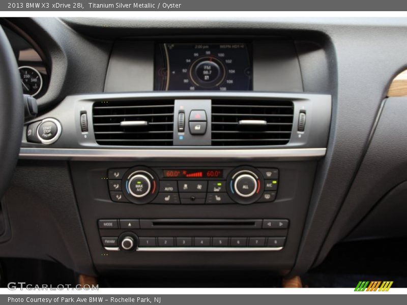 Titanium Silver Metallic / Oyster 2013 BMW X3 xDrive 28i