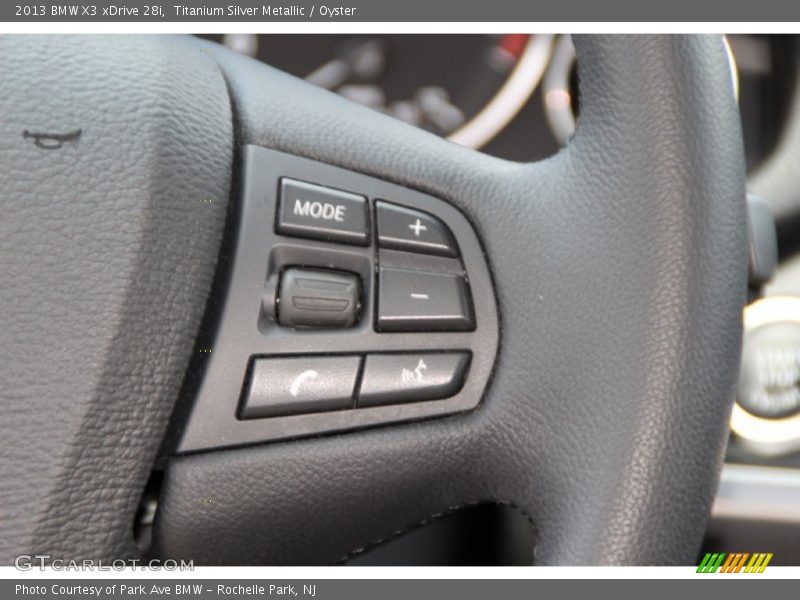 Titanium Silver Metallic / Oyster 2013 BMW X3 xDrive 28i