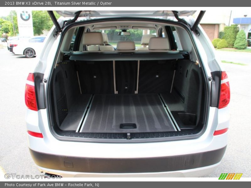 Titanium Silver Metallic / Oyster 2013 BMW X3 xDrive 28i