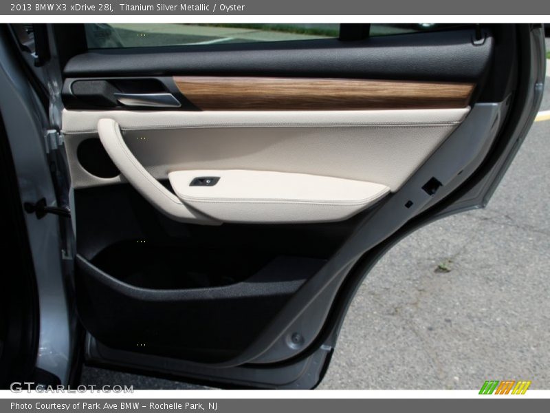 Titanium Silver Metallic / Oyster 2013 BMW X3 xDrive 28i
