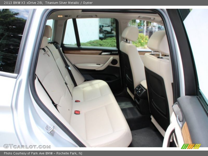 Titanium Silver Metallic / Oyster 2013 BMW X3 xDrive 28i