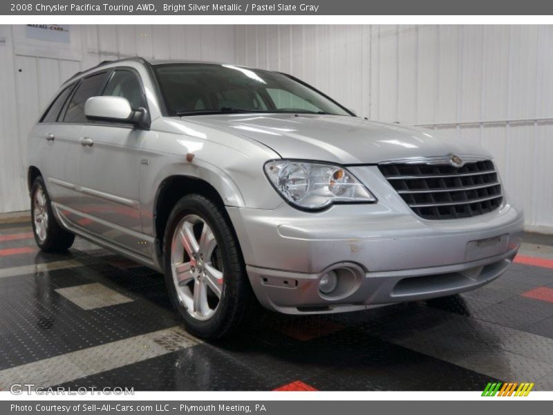 Bright Silver Metallic / Pastel Slate Gray 2008 Chrysler Pacifica Touring AWD