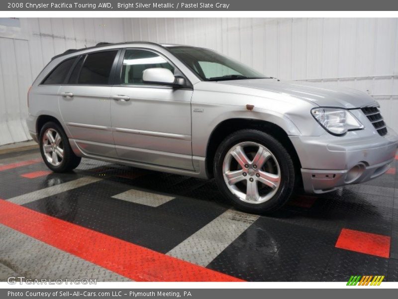 Bright Silver Metallic / Pastel Slate Gray 2008 Chrysler Pacifica Touring AWD