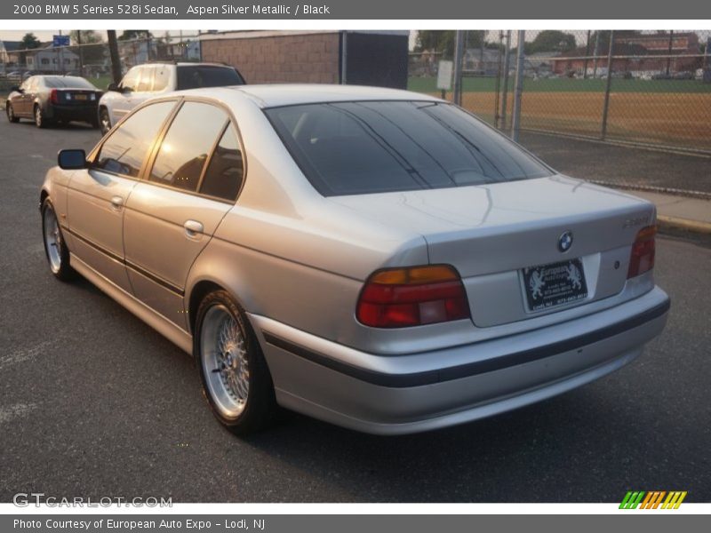 Aspen Silver Metallic / Black 2000 BMW 5 Series 528i Sedan