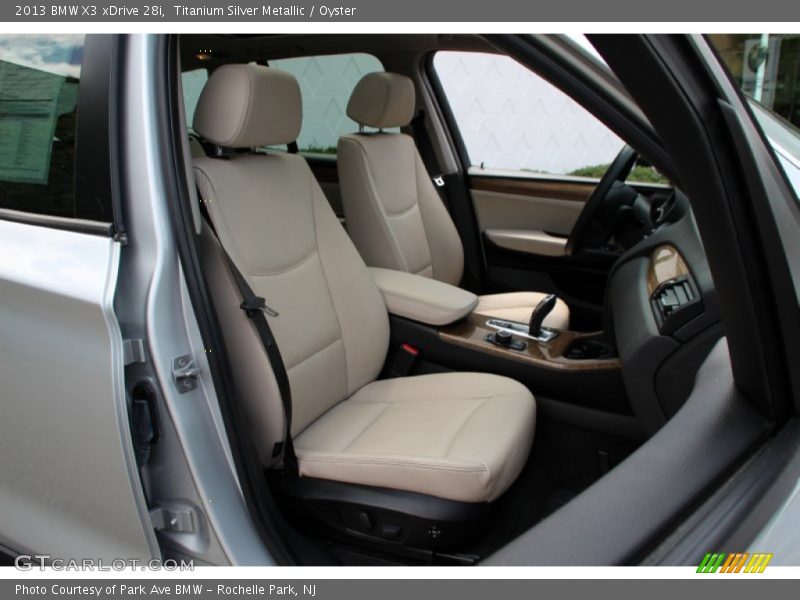 Titanium Silver Metallic / Oyster 2013 BMW X3 xDrive 28i