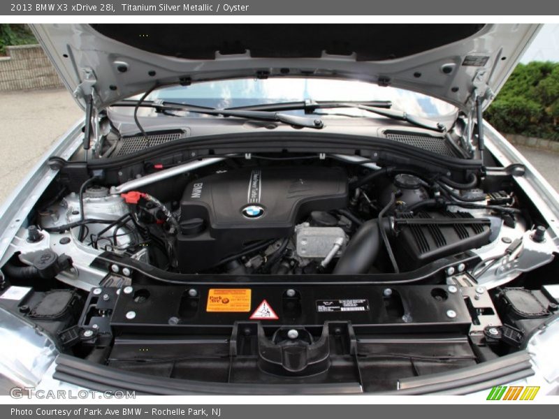 Titanium Silver Metallic / Oyster 2013 BMW X3 xDrive 28i