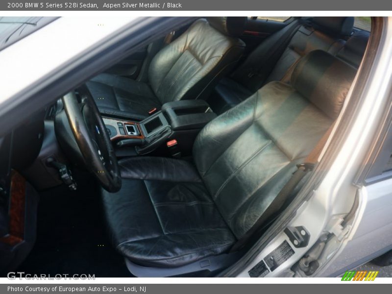 Aspen Silver Metallic / Black 2000 BMW 5 Series 528i Sedan