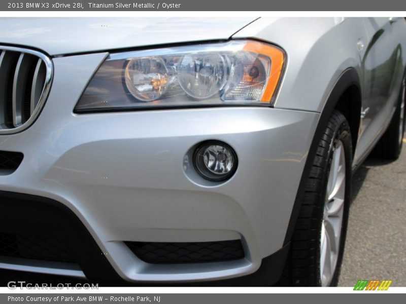 Titanium Silver Metallic / Oyster 2013 BMW X3 xDrive 28i