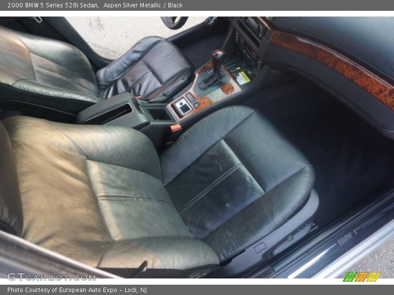 Aspen Silver Metallic / Black 2000 BMW 5 Series 528i Sedan