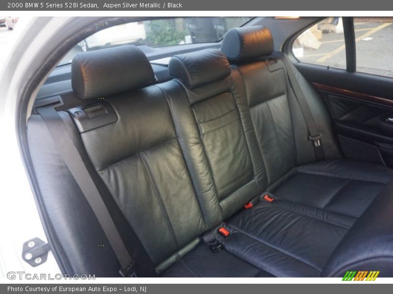 Aspen Silver Metallic / Black 2000 BMW 5 Series 528i Sedan