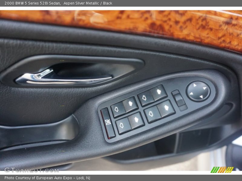 Aspen Silver Metallic / Black 2000 BMW 5 Series 528i Sedan