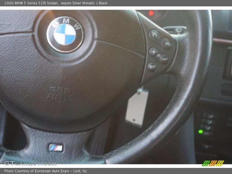 Aspen Silver Metallic / Black 2000 BMW 5 Series 528i Sedan