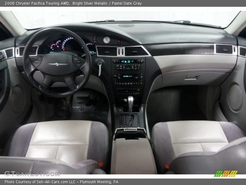 Bright Silver Metallic / Pastel Slate Gray 2008 Chrysler Pacifica Touring AWD