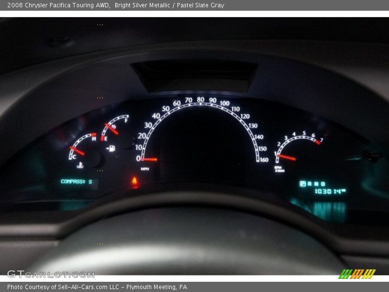 Bright Silver Metallic / Pastel Slate Gray 2008 Chrysler Pacifica Touring AWD