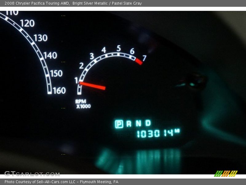 Bright Silver Metallic / Pastel Slate Gray 2008 Chrysler Pacifica Touring AWD