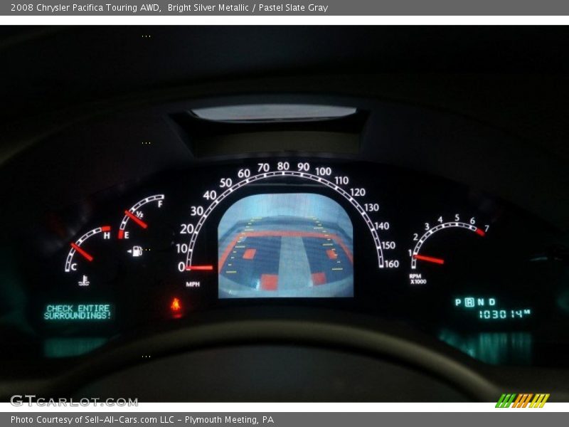 Bright Silver Metallic / Pastel Slate Gray 2008 Chrysler Pacifica Touring AWD