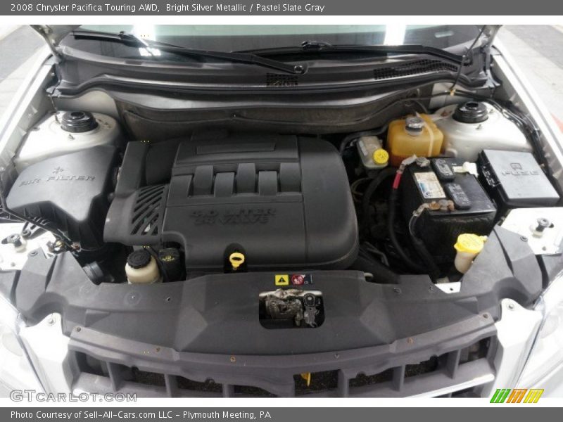 Bright Silver Metallic / Pastel Slate Gray 2008 Chrysler Pacifica Touring AWD
