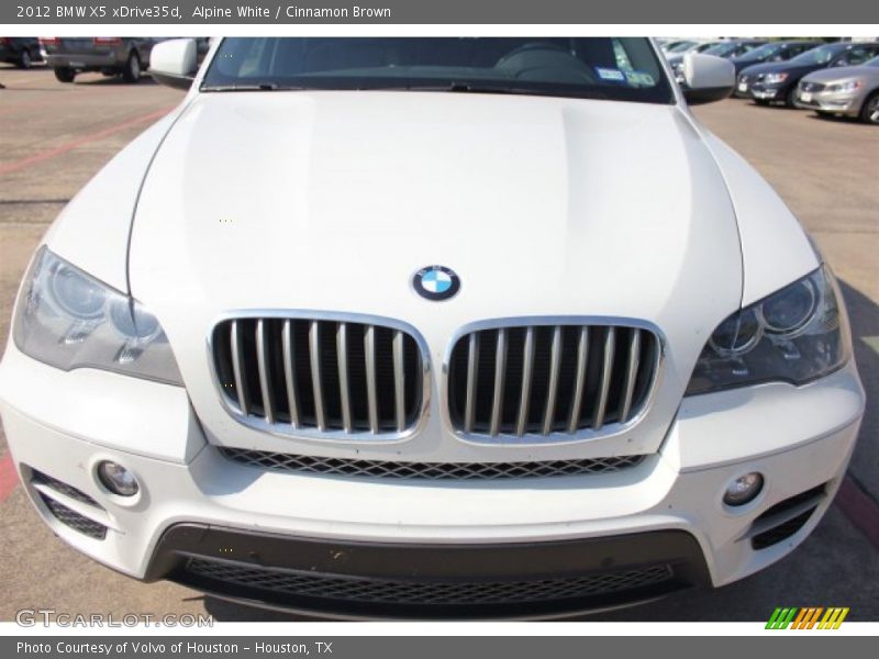 Alpine White / Cinnamon Brown 2012 BMW X5 xDrive35d