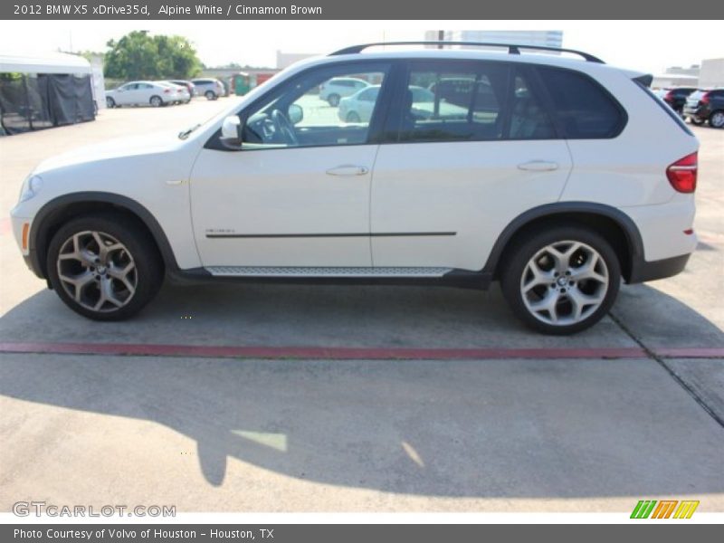 Alpine White / Cinnamon Brown 2012 BMW X5 xDrive35d