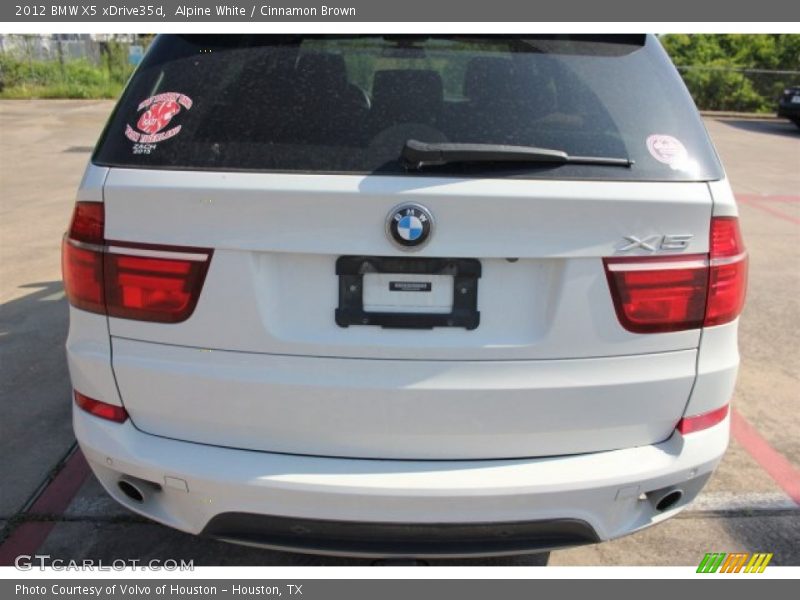 Alpine White / Cinnamon Brown 2012 BMW X5 xDrive35d