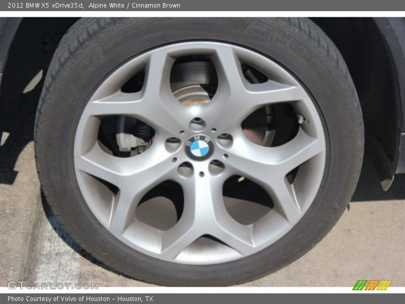 Alpine White / Cinnamon Brown 2012 BMW X5 xDrive35d