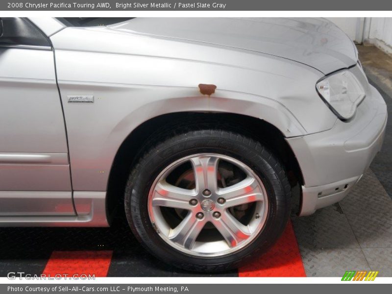 Bright Silver Metallic / Pastel Slate Gray 2008 Chrysler Pacifica Touring AWD