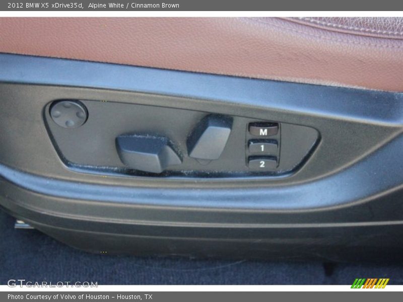 Alpine White / Cinnamon Brown 2012 BMW X5 xDrive35d