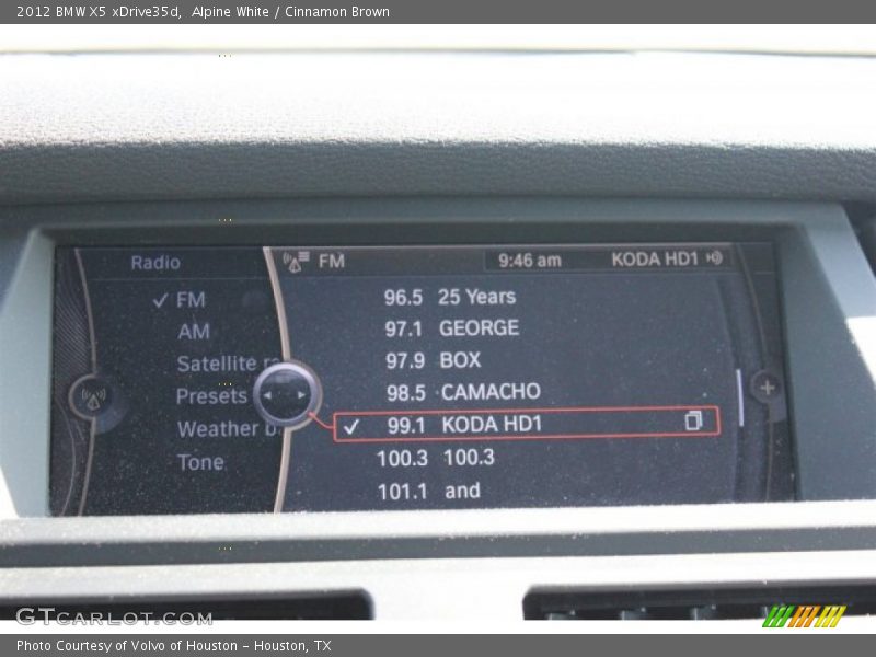 Alpine White / Cinnamon Brown 2012 BMW X5 xDrive35d