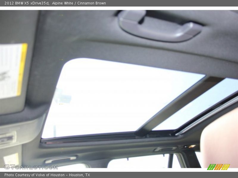 Alpine White / Cinnamon Brown 2012 BMW X5 xDrive35d