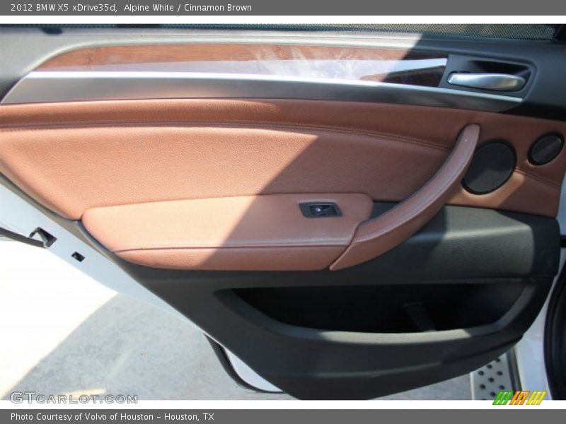 Alpine White / Cinnamon Brown 2012 BMW X5 xDrive35d