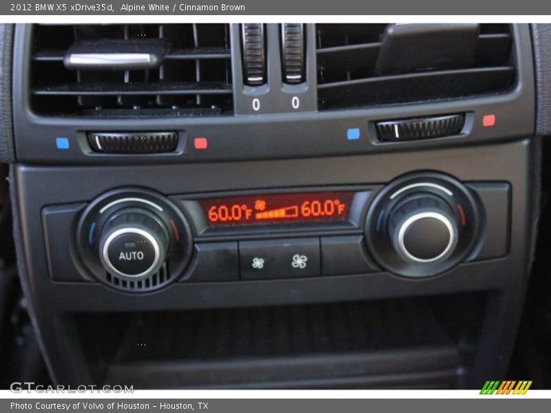 Alpine White / Cinnamon Brown 2012 BMW X5 xDrive35d