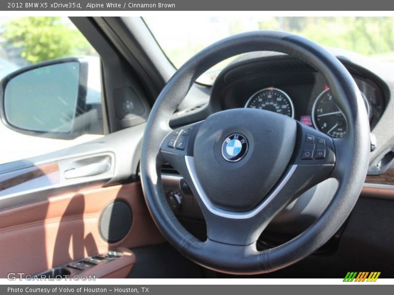 Alpine White / Cinnamon Brown 2012 BMW X5 xDrive35d
