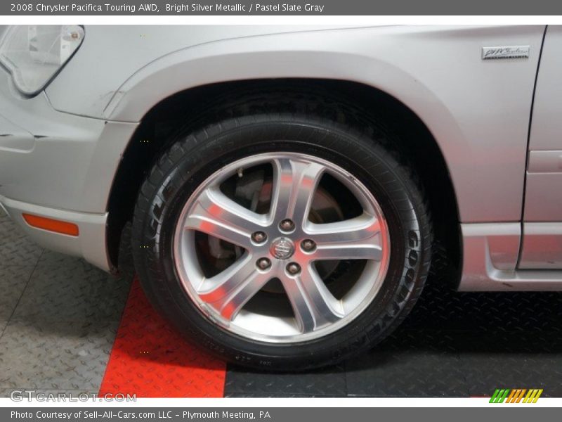 Bright Silver Metallic / Pastel Slate Gray 2008 Chrysler Pacifica Touring AWD