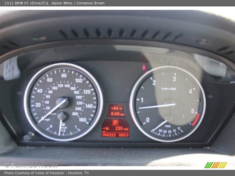 Alpine White / Cinnamon Brown 2012 BMW X5 xDrive35d