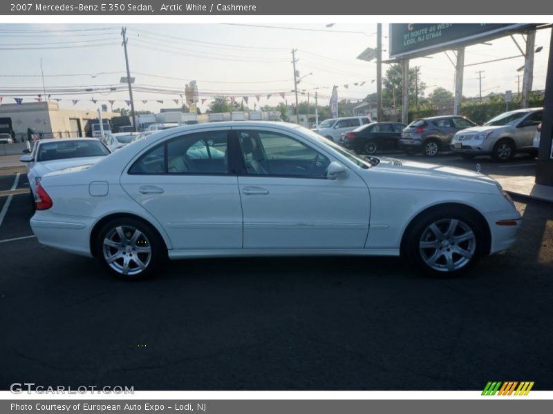 Arctic White / Cashmere 2007 Mercedes-Benz E 350 Sedan