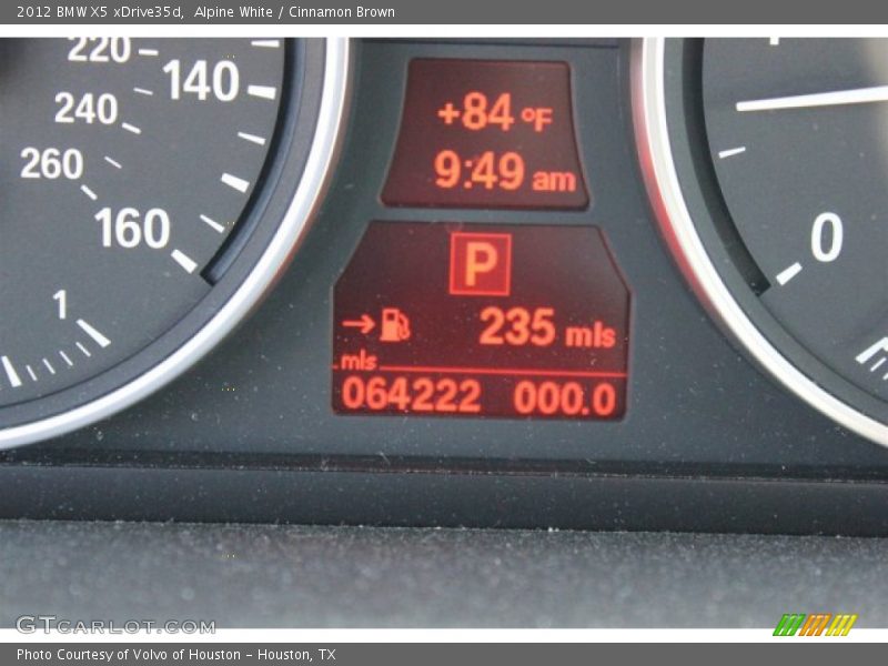 Alpine White / Cinnamon Brown 2012 BMW X5 xDrive35d