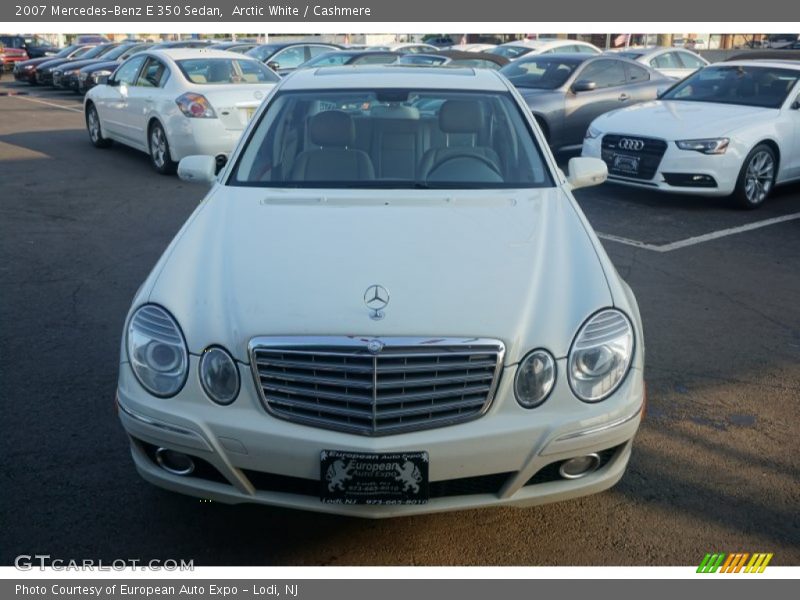 Arctic White / Cashmere 2007 Mercedes-Benz E 350 Sedan