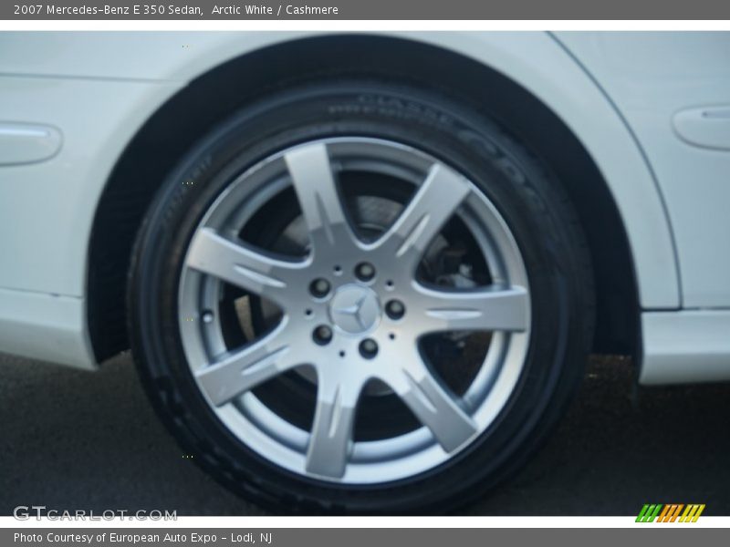 Arctic White / Cashmere 2007 Mercedes-Benz E 350 Sedan