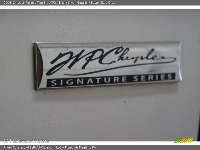 Bright Silver Metallic / Pastel Slate Gray 2008 Chrysler Pacifica Touring AWD