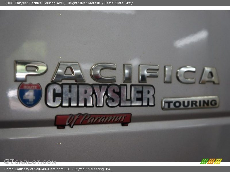 Bright Silver Metallic / Pastel Slate Gray 2008 Chrysler Pacifica Touring AWD