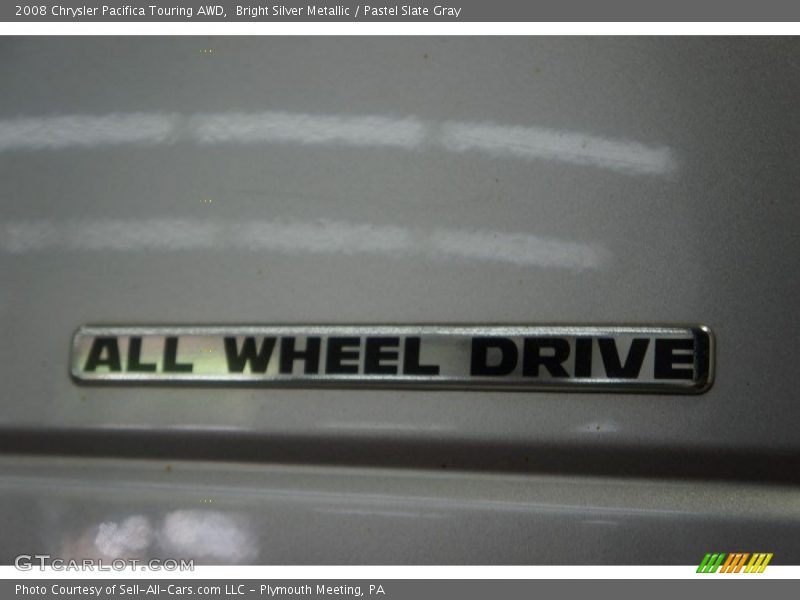 Bright Silver Metallic / Pastel Slate Gray 2008 Chrysler Pacifica Touring AWD