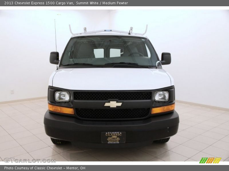 Summit White / Medium Pewter 2013 Chevrolet Express 1500 Cargo Van