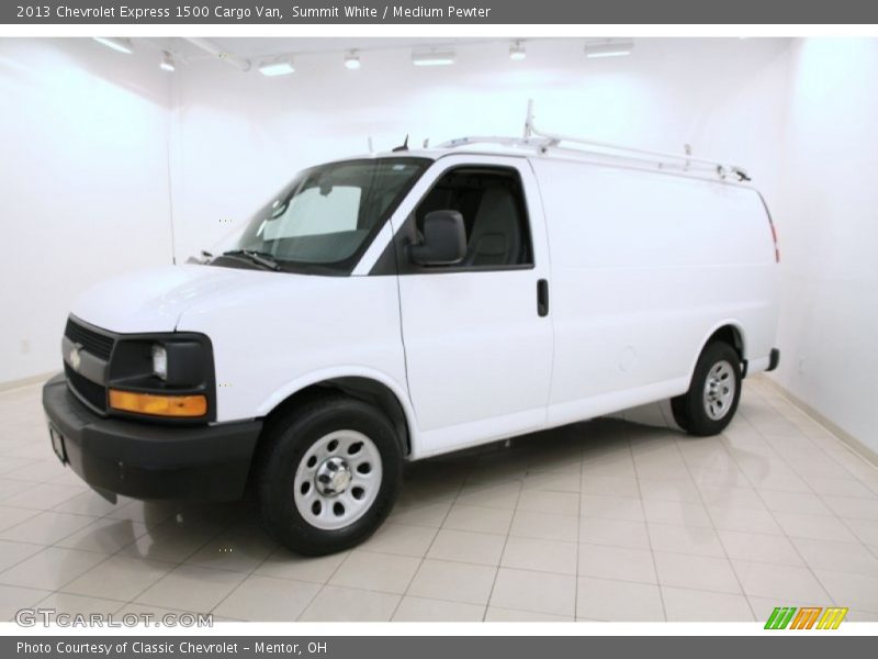 Summit White / Medium Pewter 2013 Chevrolet Express 1500 Cargo Van