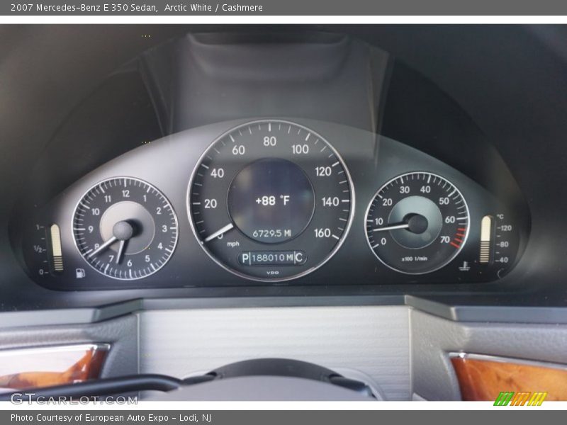 Arctic White / Cashmere 2007 Mercedes-Benz E 350 Sedan