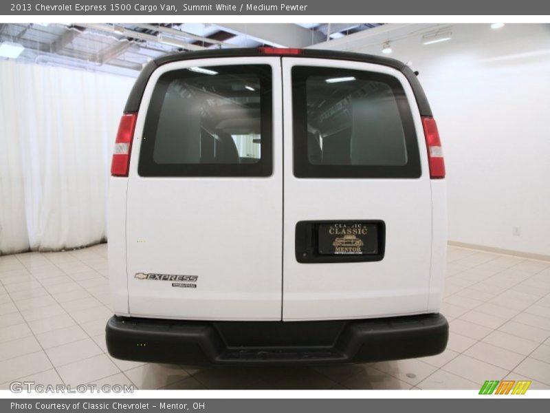 Summit White / Medium Pewter 2013 Chevrolet Express 1500 Cargo Van