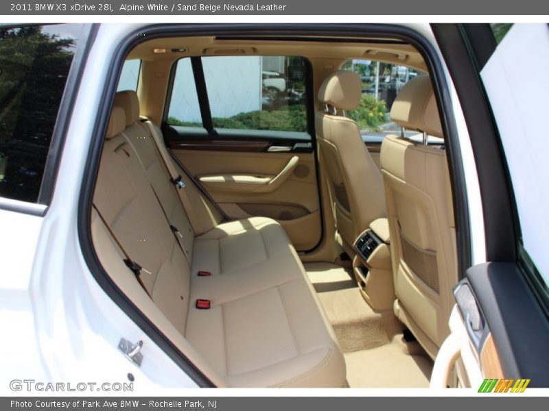 Alpine White / Sand Beige Nevada Leather 2011 BMW X3 xDrive 28i