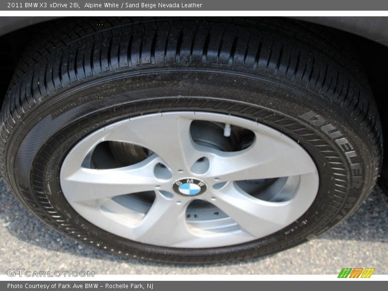 Alpine White / Sand Beige Nevada Leather 2011 BMW X3 xDrive 28i