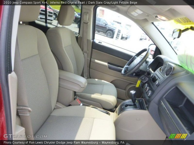 Inferno Red Crystal Pearl / Dark Slate Gray/Light Pebble Beige 2010 Jeep Compass Sport 4x4