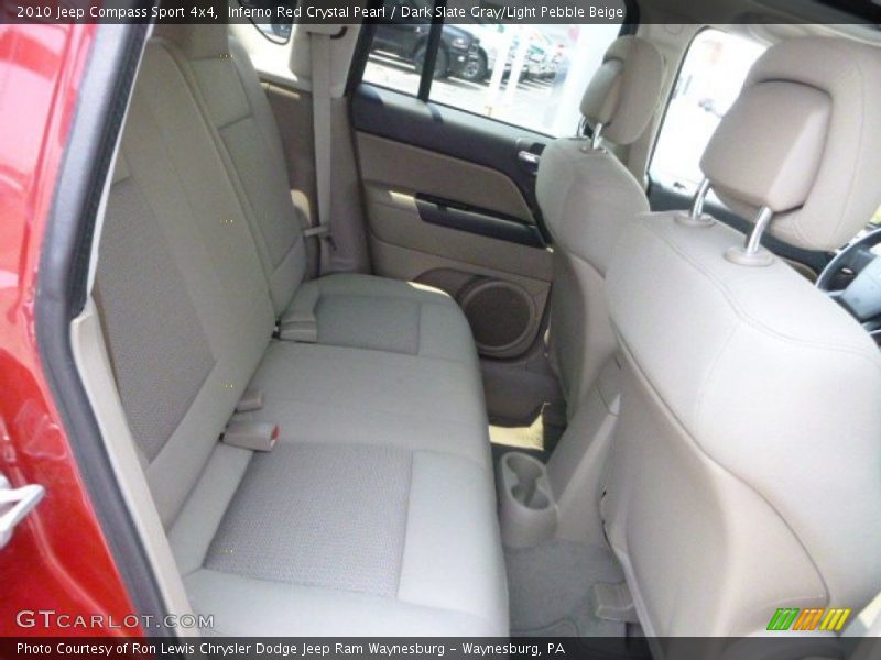 Inferno Red Crystal Pearl / Dark Slate Gray/Light Pebble Beige 2010 Jeep Compass Sport 4x4