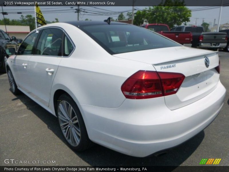 Candy White / Moonrock Gray 2015 Volkswagen Passat SE Sedan